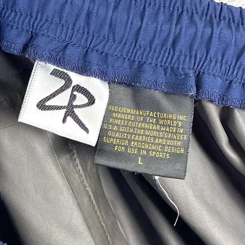 Zero Restriction Rain Pants Mens L Blue Gore-Tex Waterproof Preppy Outdoors USA
